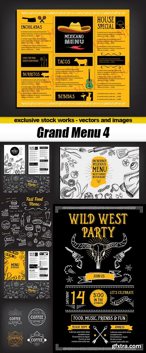 Grand Menu 4 - 15xEPS