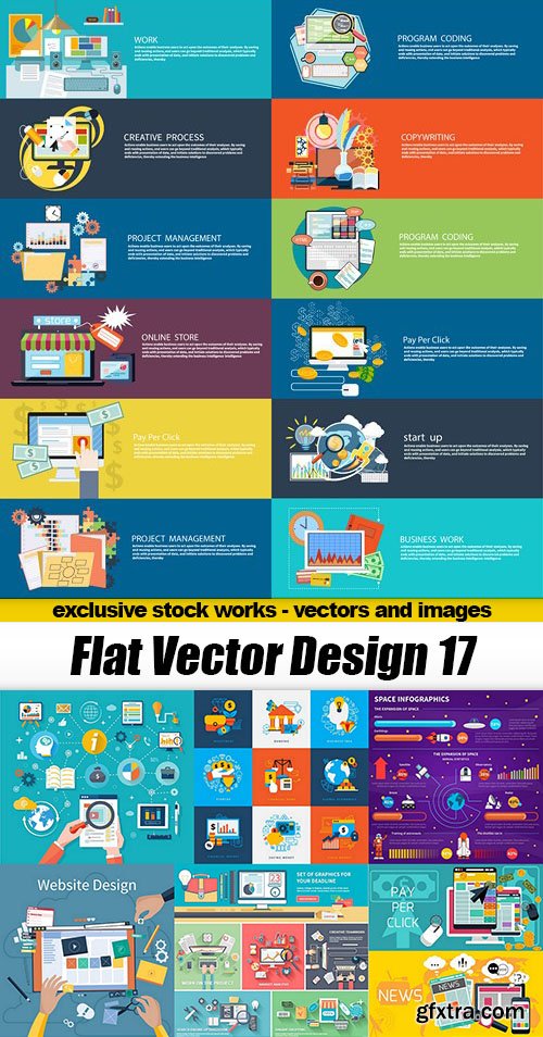 Flat Vector Design 17 - 25xEPS