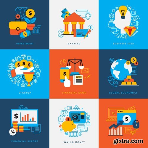 Flat Vector Design 17 - 25xEPS