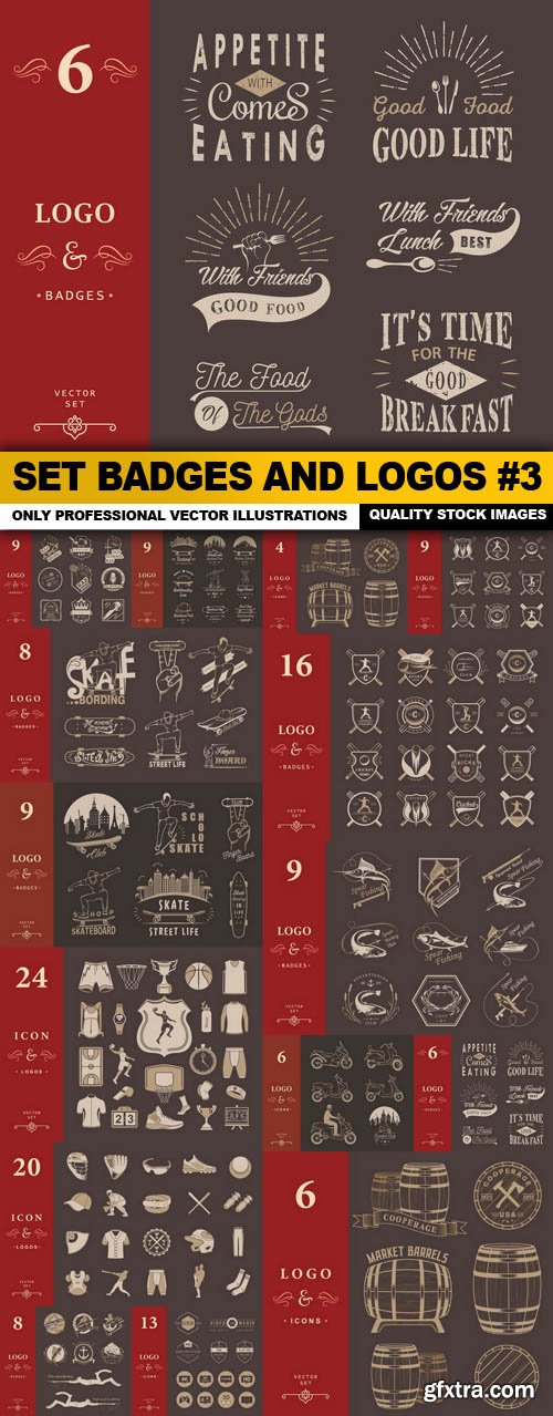 Set Badges And Logos #3 - 15 Vector