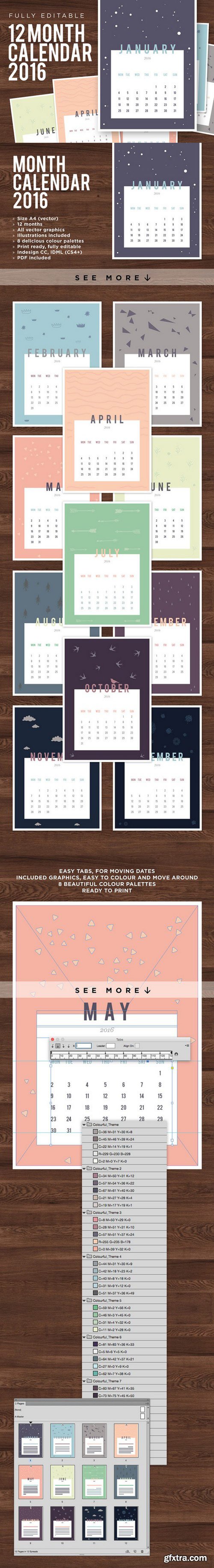 CM - 2016 - Calendar Template 483046