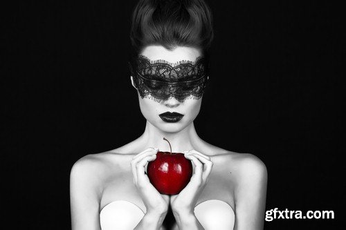 Girl with apple 1