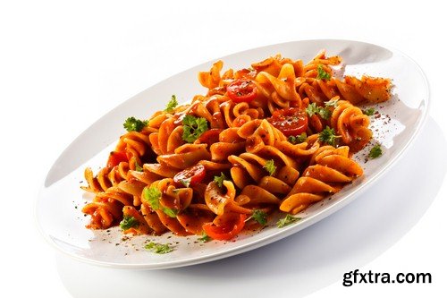 Pasta with tomato sauce