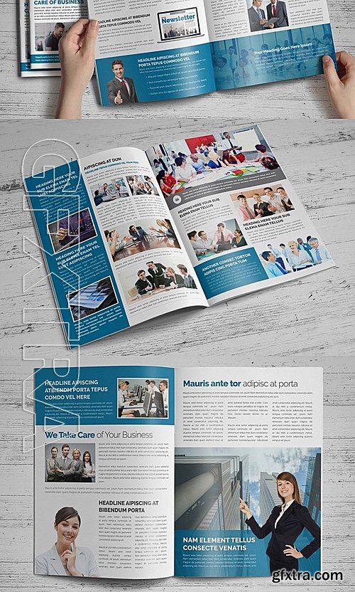 CM - Newsletter Indesign Template v2 485958