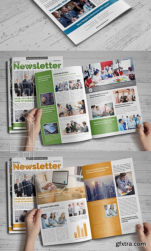 CM - Newsletter Indesign Template v2 485958