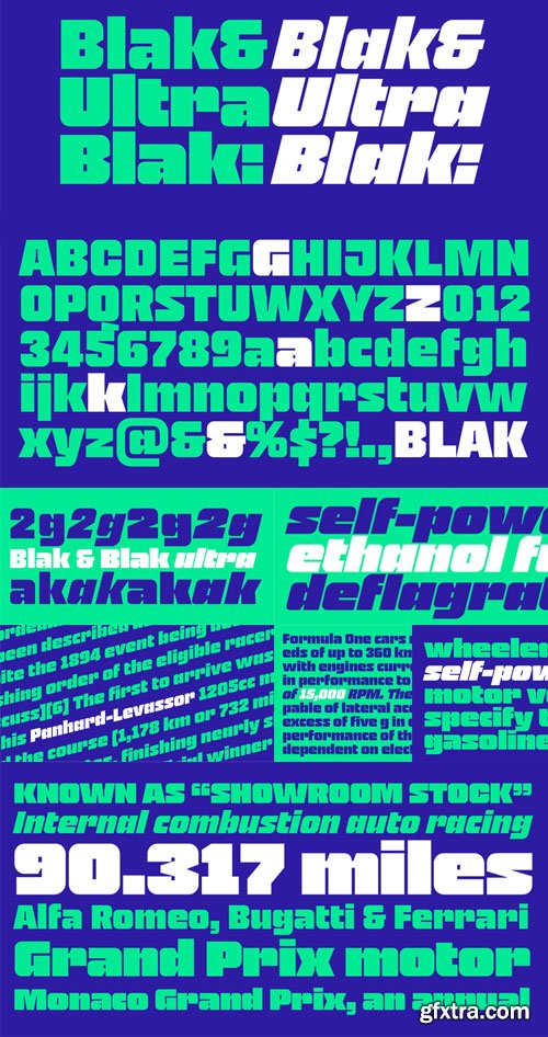 Blak Font Family $100 | 4 x TTF