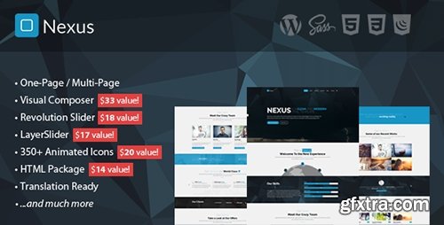 ThemeForest - Nexus v1.8 - Multi/One-Page Business WordPress Theme - 11758797