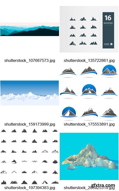 Amazing SS - Mountains, 25xEPS