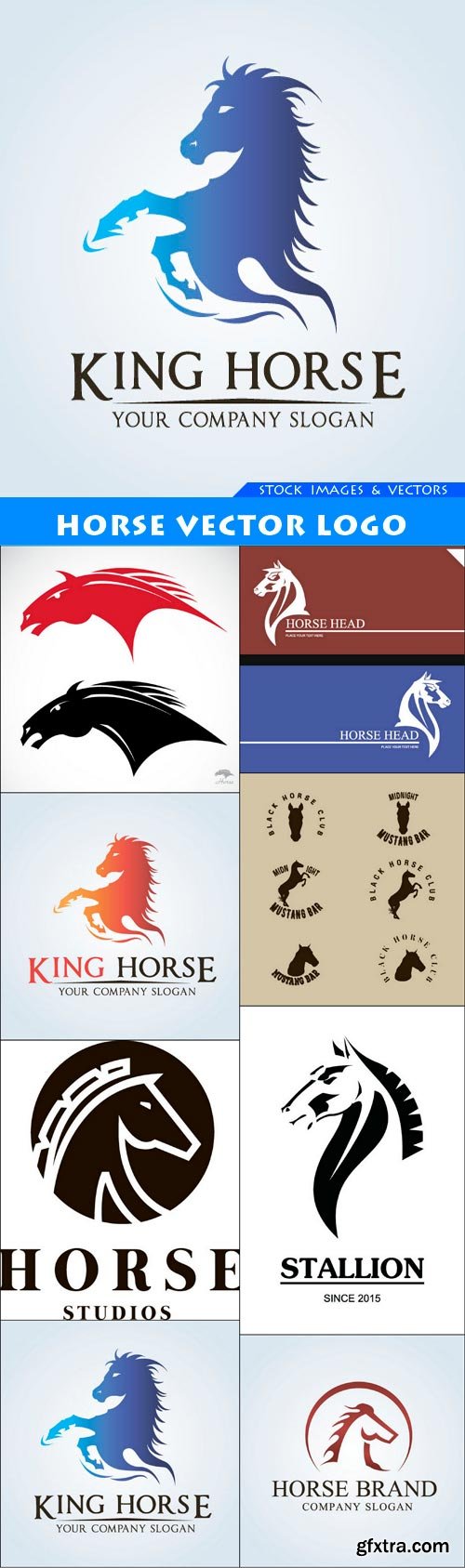 Horse Vector Logo 8X EPS