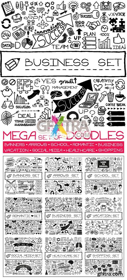 Doodles Megacollection Vector