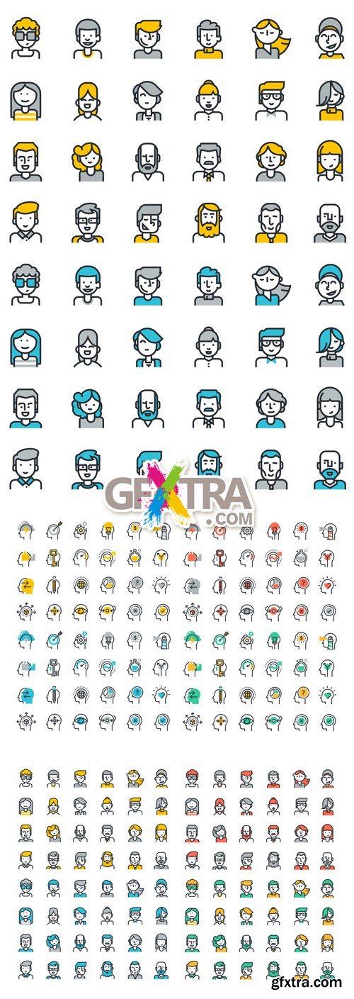 People Avatars Vector