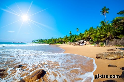 Sri Lanka Collection landscape of the world sea beach sunset palm boat 25 HQ Jpeg