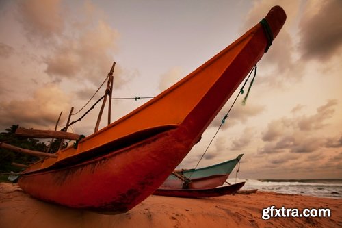 Sri Lanka Collection landscape of the world sea beach sunset palm boat 25 HQ Jpeg