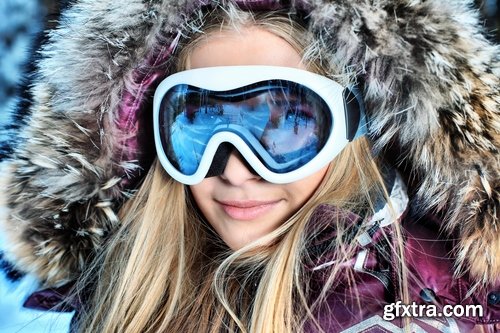 Collection girl woman skiing ski resort 25 HQ Jpeg