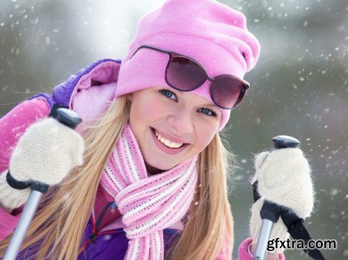 Collection girl woman skiing ski resort 25 HQ Jpeg