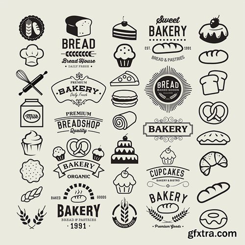 Labels & Badges Vector Series - 15xEPS