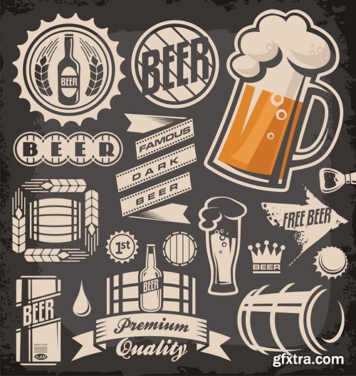 Labels & Badges Vector Series - 15xEPS