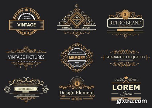 Labels & Badges Vector Series - 15xEPS