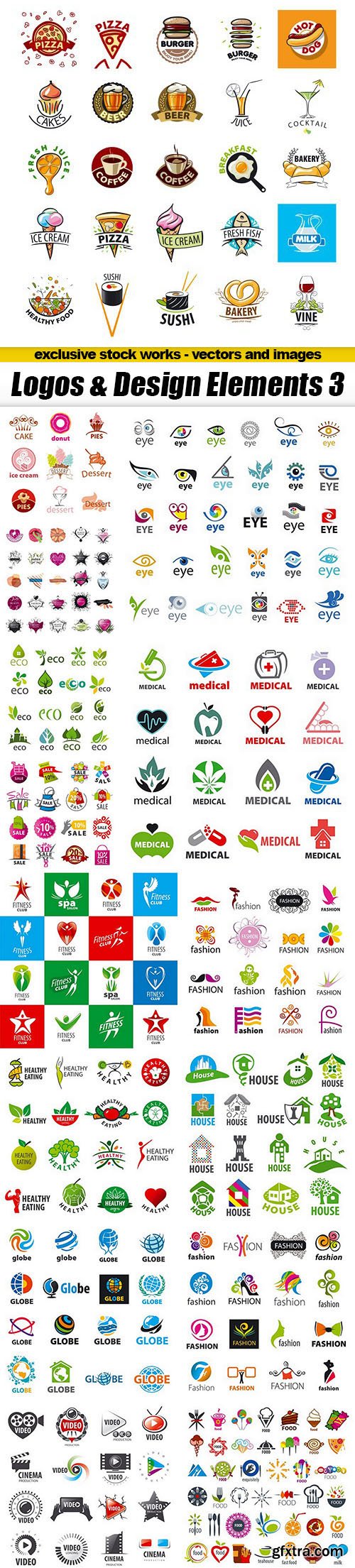 Logos & Design Elements 3 - 15xEPS