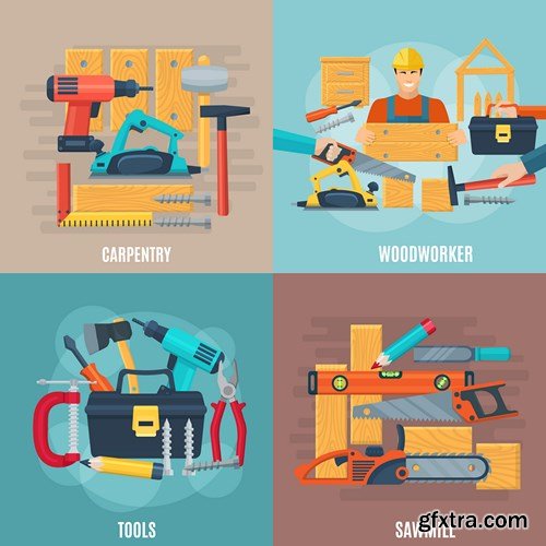 Flat Vector Design 19 - 25xEPS