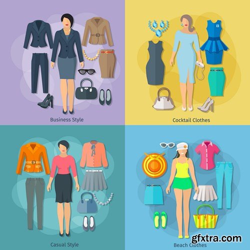 Flat Vector Design 19 - 25xEPS