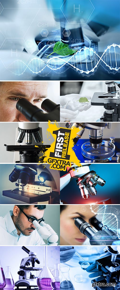 Stock Image Medical microscope closeup