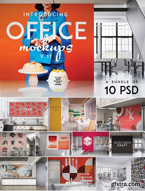 Creativemarket Office Mock-Ups Bundle 478403