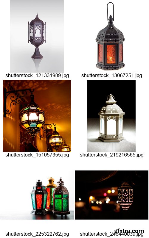 Amazing SS - Arabic Lamps & Lanterns, 25xJPGs