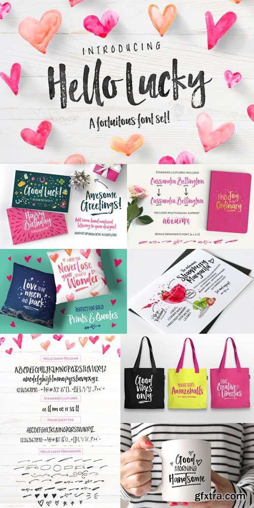 CM - Hello Lucky Font Set 488031