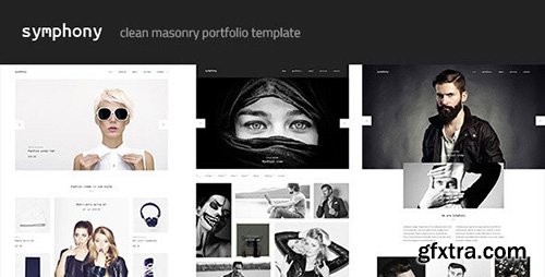 ThemeForest - Symphony v1.0 - Clean mansonry portfolio template - 10351636