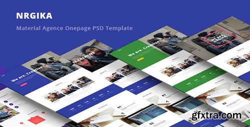 ThemeForest - NRGika v1.0.1 - Material Design Agency Template - 12669680