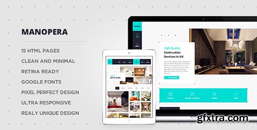 ThemeForest - Manopera v1.0 - Professional Construction Theme - 10911930