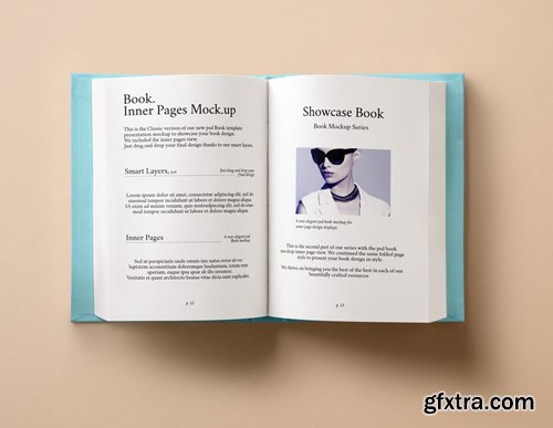 Psd Hardback Book Inner Mockup