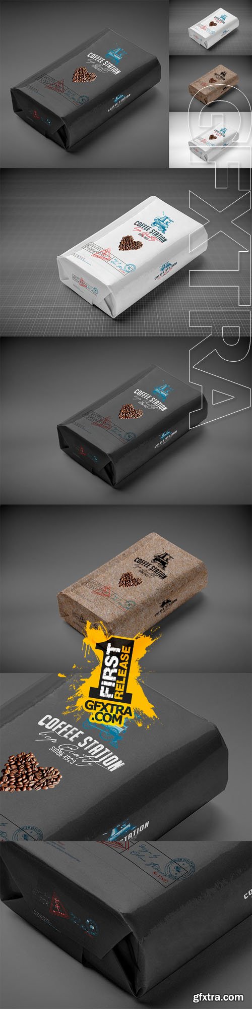 CM - Coffee Bag Mock-Up 489169