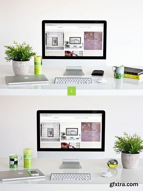 CM - Green 6 iMac photo mockups 254754