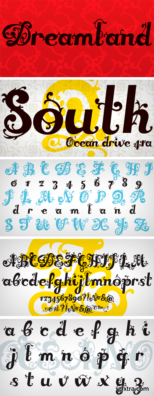 Dreamland Roman Font