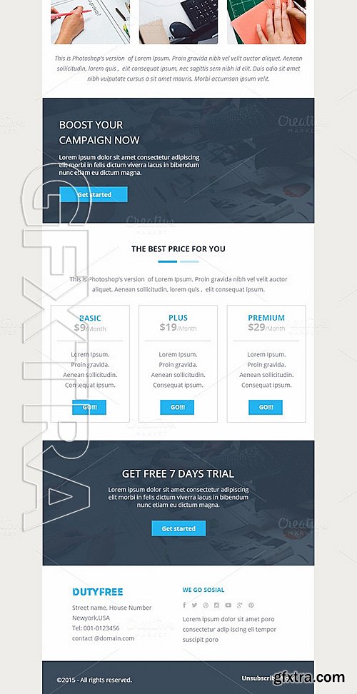 CM - 7 Responsive Email Template Bundle 486546