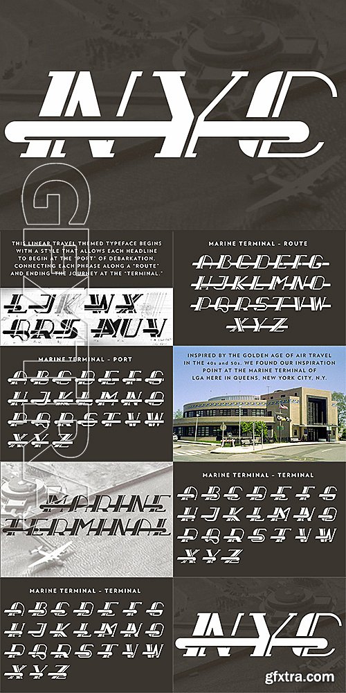 CM - Marine Terminal Display Typeface 487564