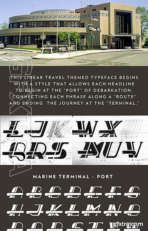 CM - Marine Terminal Display Typeface 487564