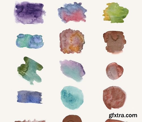 CreativeMarket Watercolor Bundle 486913