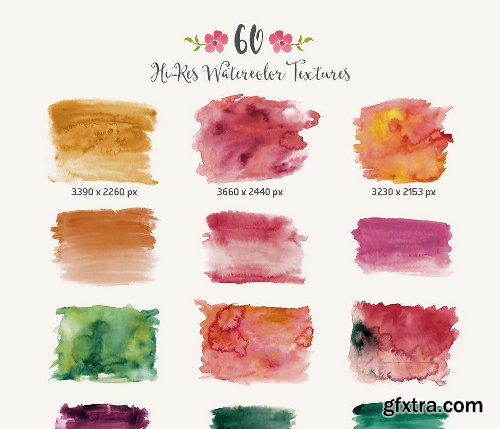 CreativeMarket Watercolor Bundle 486913