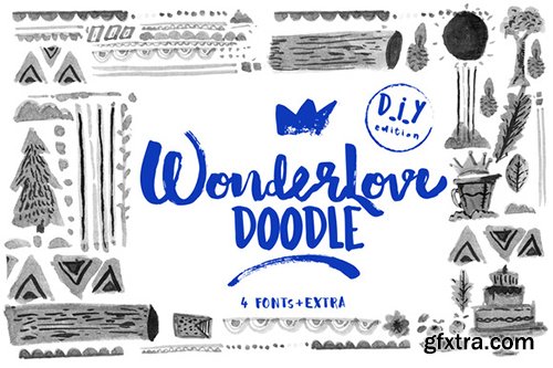 CreativeMarket Wonderlove Doodle 487683