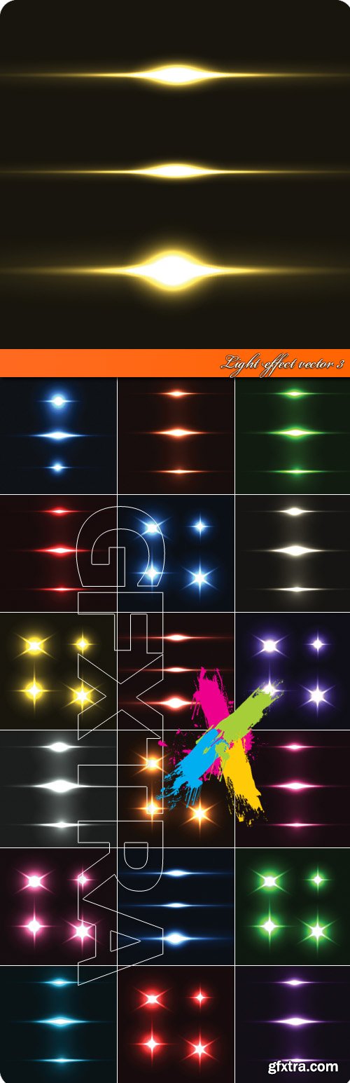 Light effect vector 3