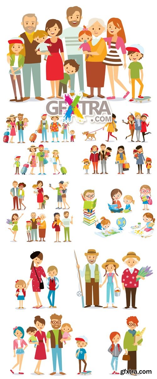 Family Icons Vector