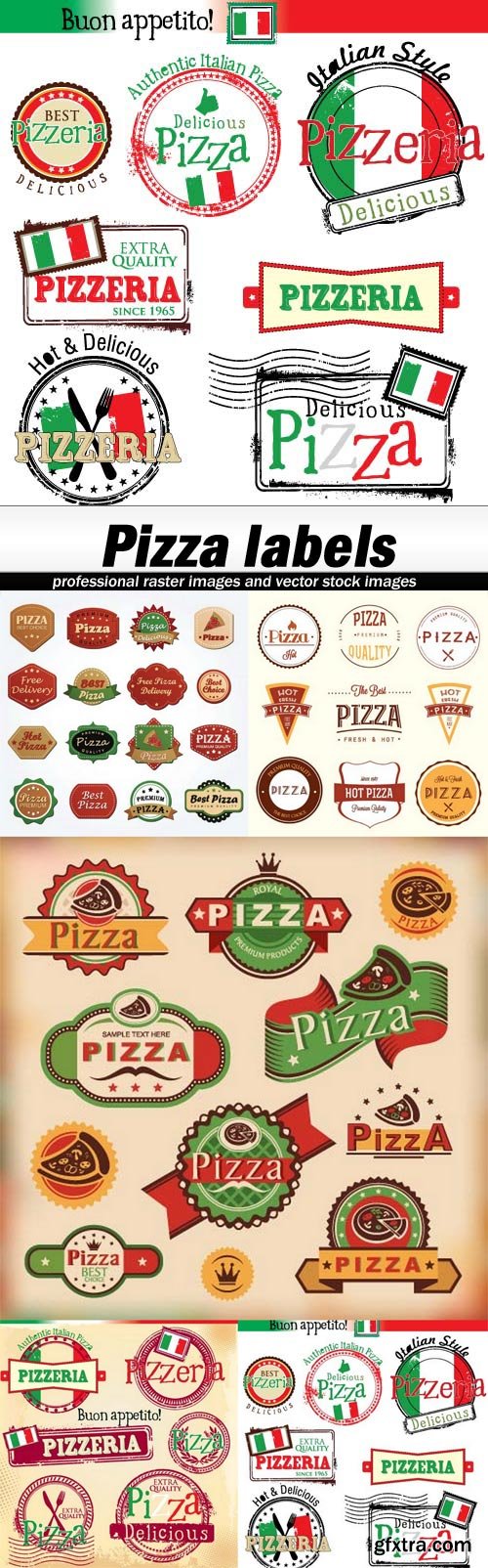 Pizza labels