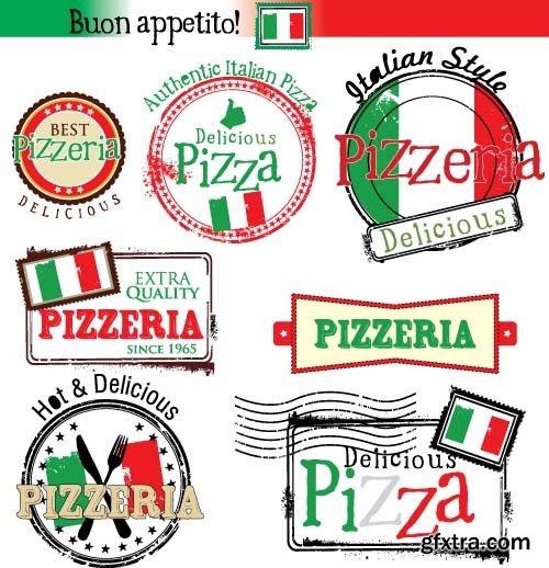 Pizza labels