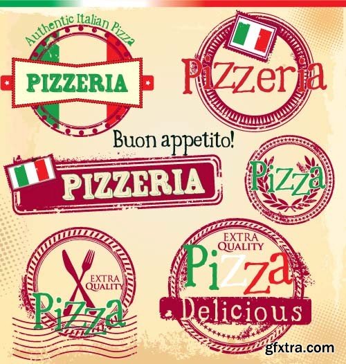 Pizza labels