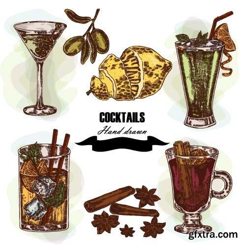 Cocktails set