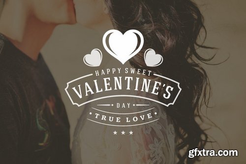 CM - Valentine's Day Logo Badges & Labels 464629