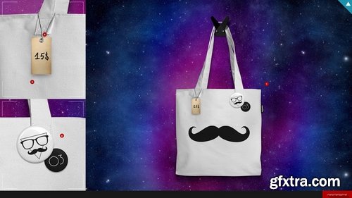 CM - Tote Bag 5 Scenes Mock-up 486568